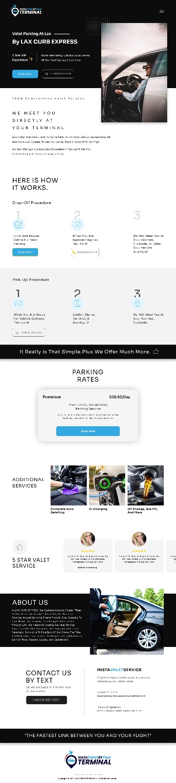 Automotive Services website design preview