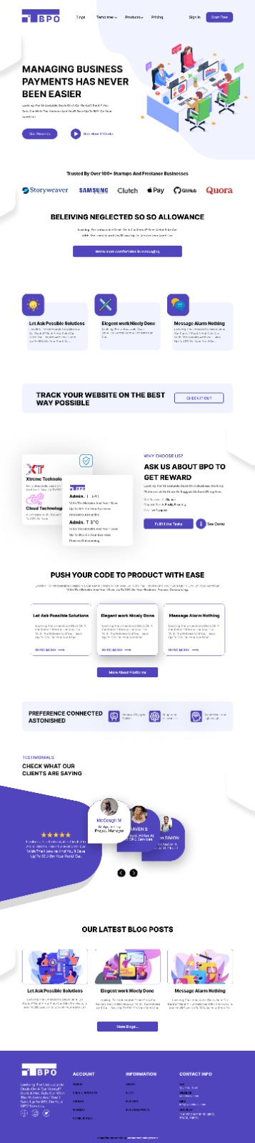Digital Product Platform website design preview