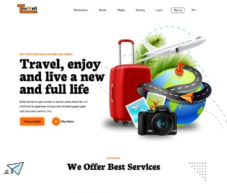 Creative Agency website design preview