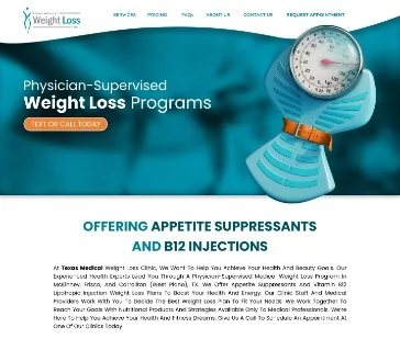 Healthcare & Wellness website design preview